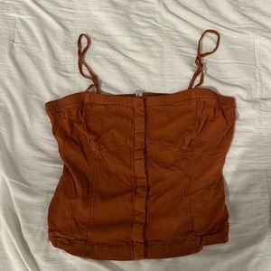 Free People corset style top